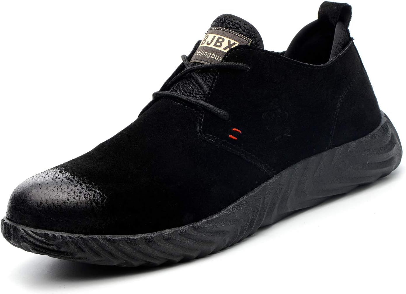 VOLKLAND Men Casual Leather Steel Toe Safety Shoe