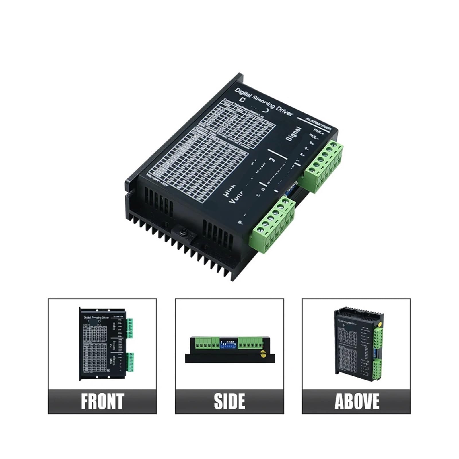 Controlador de motor paso a paso digital, controlador de micropaso de 2 fases DM556D for controlador de motor paso a paso NEMA17/23