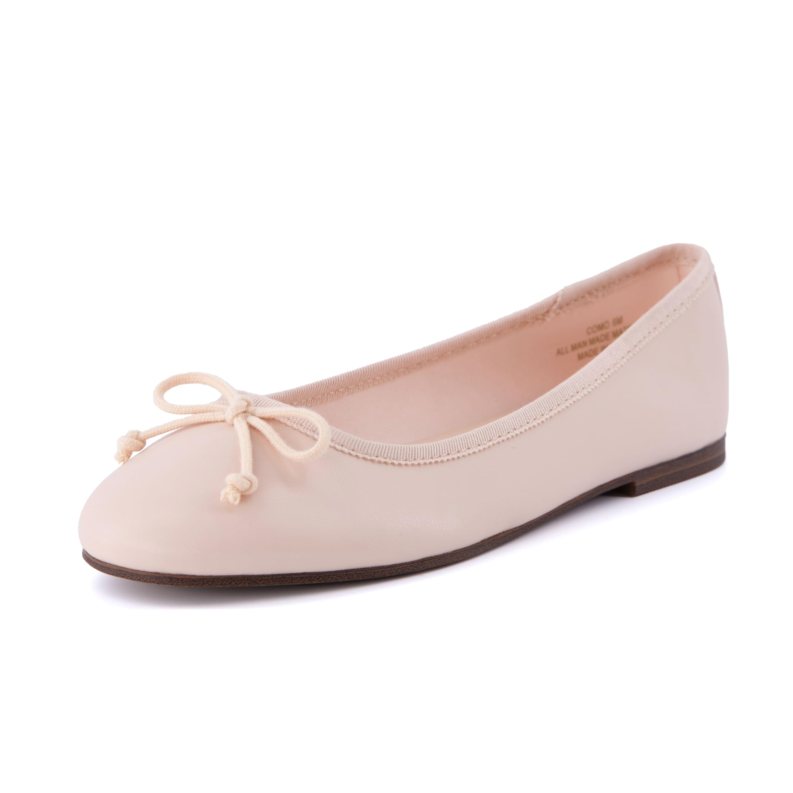 CUSHIONAIRE Women's Como Bow Flat with +Memory Foam and Wide Widths Available