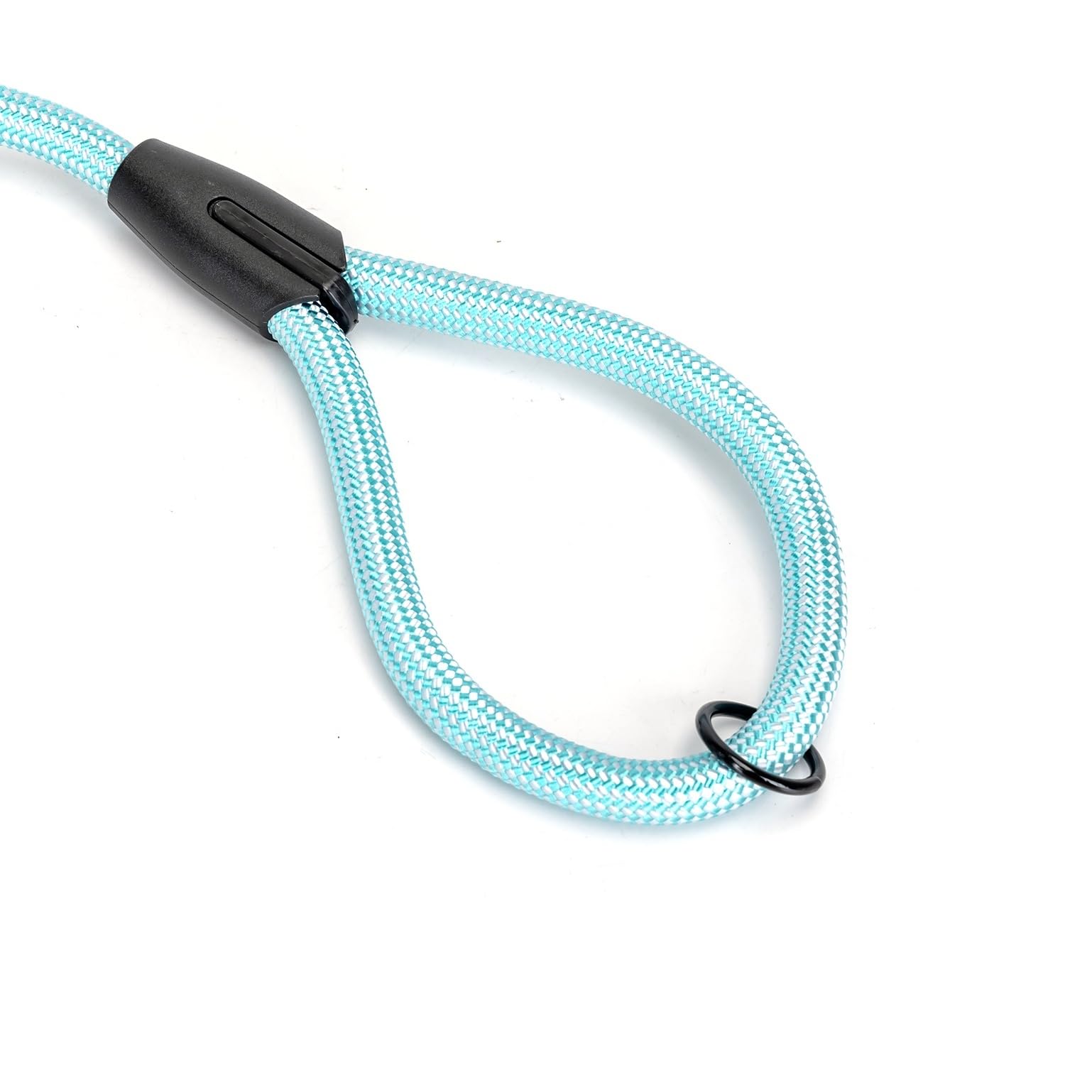 Round Rope Dog Leash, Strong and Comfortable, Ideal for Walks Training and Controlling Your Pet, Monochrome - Image 2