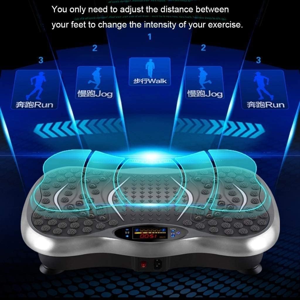 Vibration Plate Exercise Equipment Whole Body Shape Exercise Machine Vibration Platform Fit Massage Workout Trainer Max User Weight 330lbs Home Workout Equipment for Weight Loss