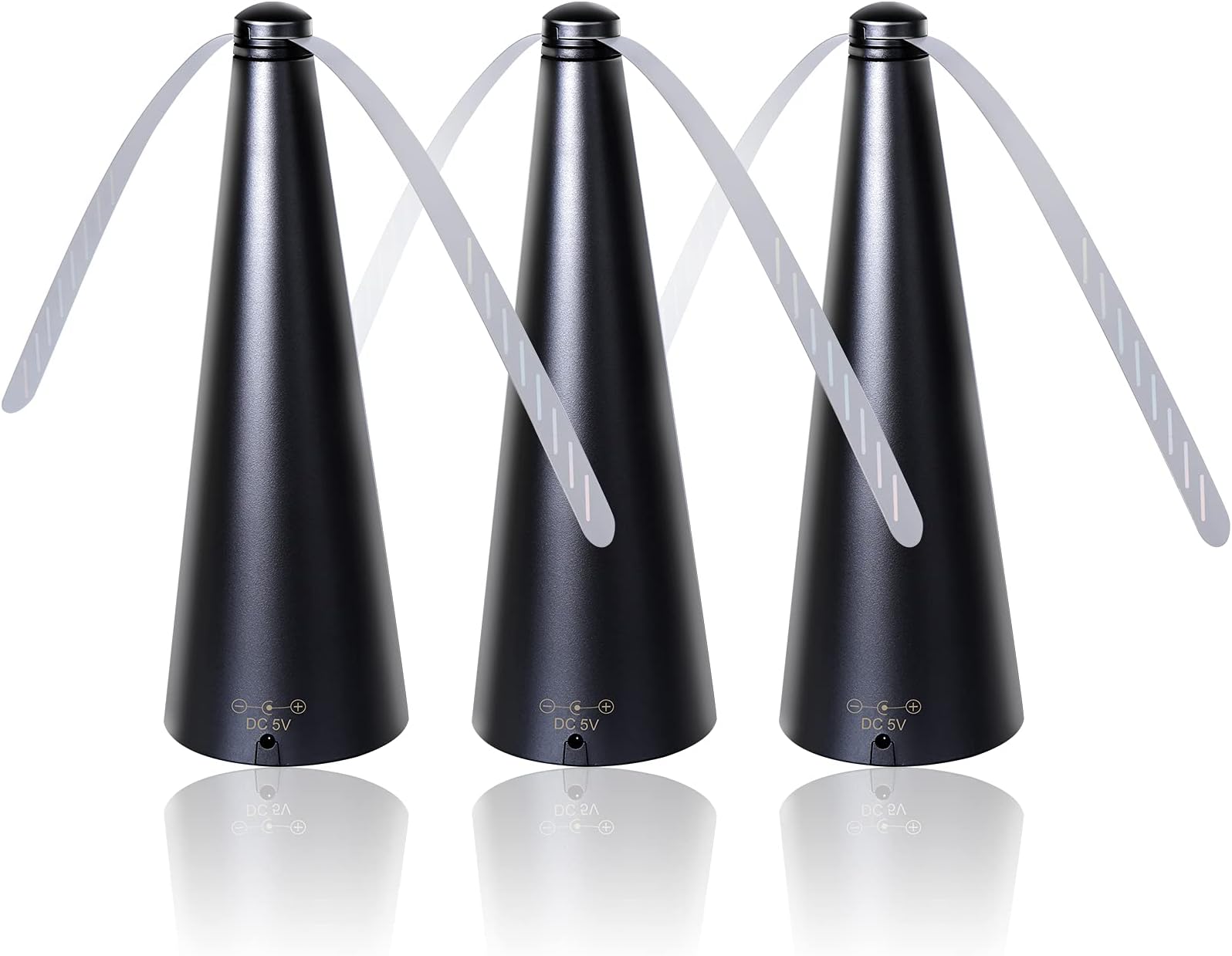 Haishell3 Pcs Fly Repellent Fan for Tables,Portable Table Fly Fan Keep Flies and Bugs Away from Your Food