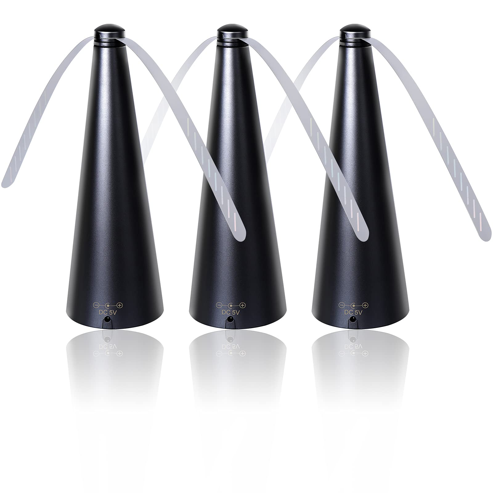 Haishell3 Pcs Fly Repellent Fan for Tables,Portable Table Fly Fan Keep Flies and Bugs Away from Your Food