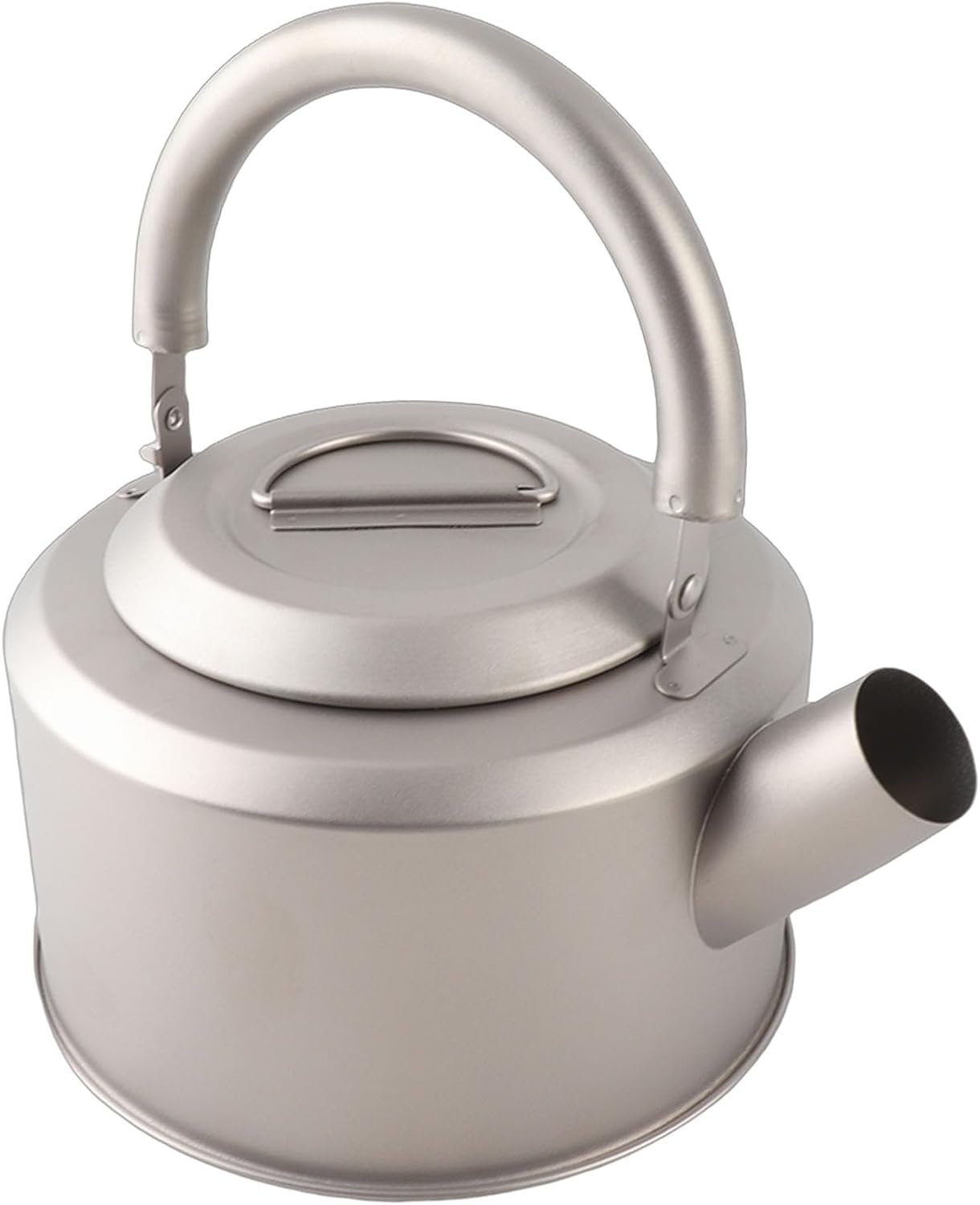 VINGVO 1.2L Camping Kettle, Ti Portable Tea Kettle, Lightweight Coffee Pot with Fast Heating & Stovetop Design, Ideal for Outdoor, Hiking, Picnic & Traveling
