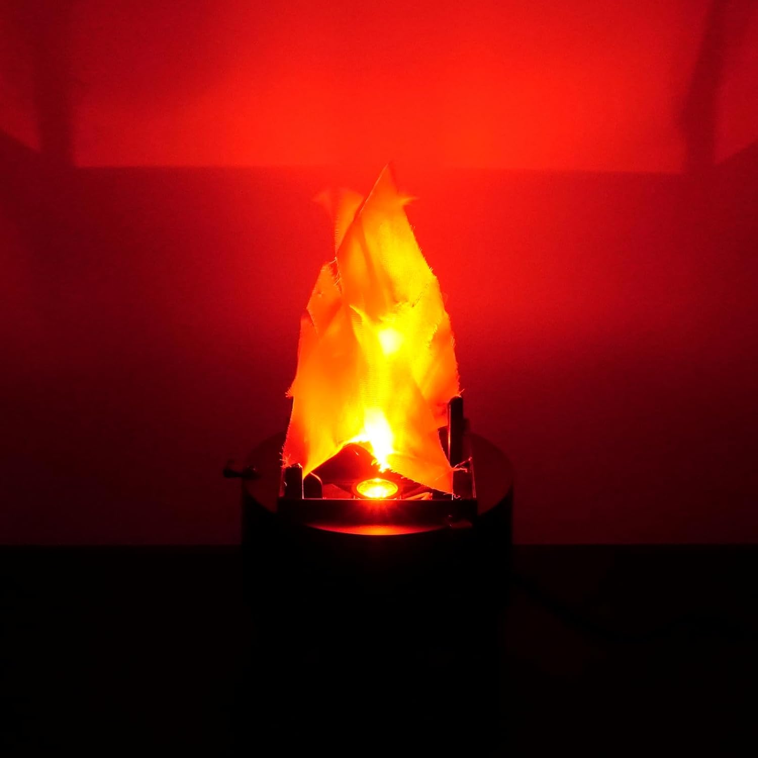 Bestview 3D Artificial Fake Fire Flame Light,LED Effect Light Fake Campfire Hanging Lamp, Realistic Simulated Prop Flame Lamp for Halloween Christmas Party Festival Decoration