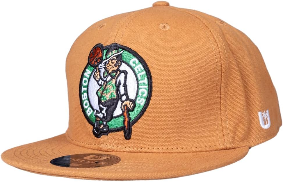 Ultra Game Men's NBA Official Snap Back Canvas Baseball Cap Hat