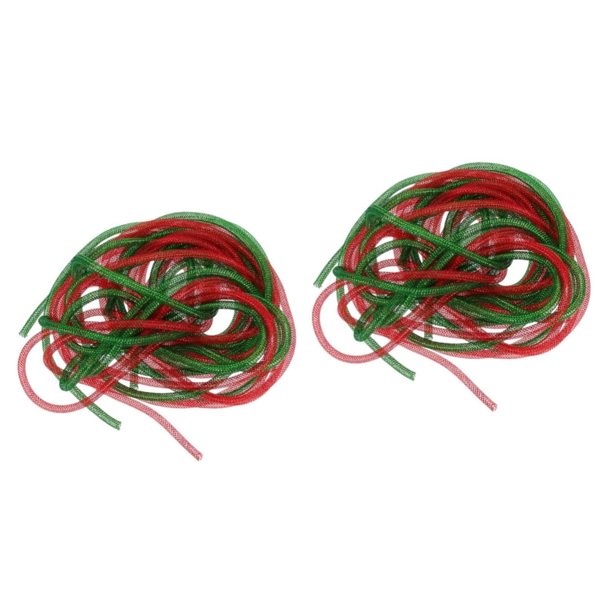 Tubos de malla para hacer guirnaldas navideños y manualidades de decoración de Navidad SHINEOFI