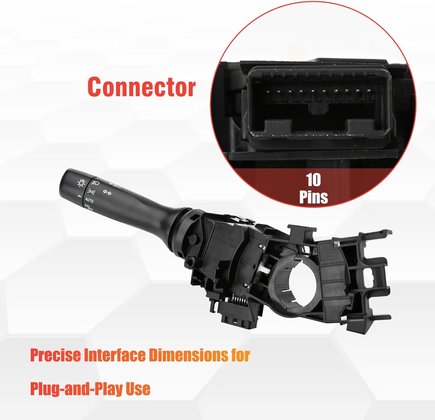 84140-33211 Turn Signal Switch Compatible with Camry 2007-2011 Highlander 2008-2011 Prius 2011-2015