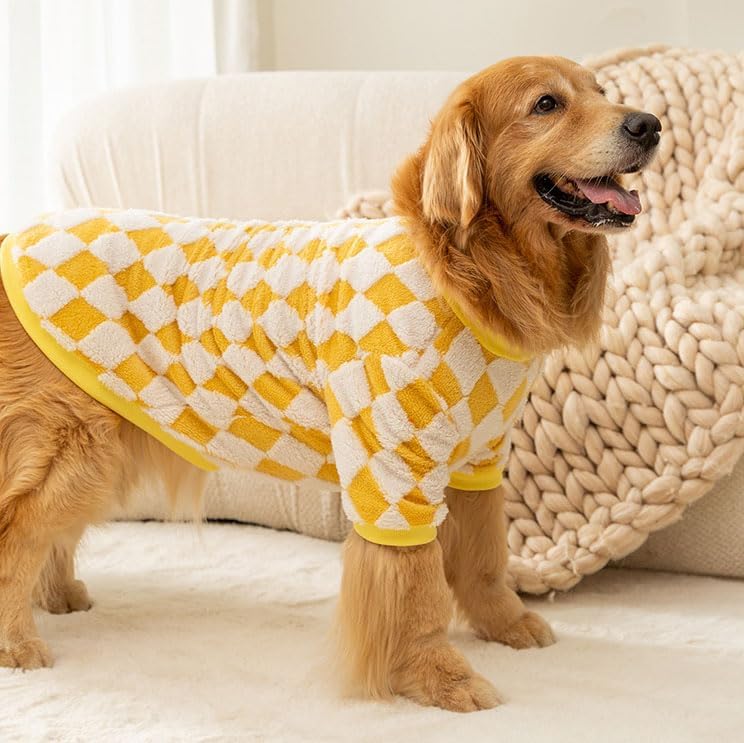 Miniatura 2 de Suéter para perro de tamaño mediano y grande, suéter suave para clima frío, chaqueta de invierno para perro labrador, bulldog francés, beagle,