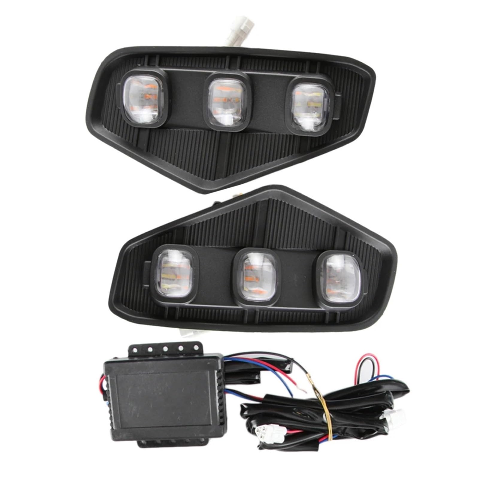 MEIZIYU 1set LED DRL Daytime Running Fog Light Turn Signal Lamp Fit For Nissan Nabara 2020-2022 światła do jazdy dziennej do samochodów