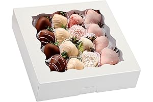 Moretoes 10x10x2.5 Inches Bakery Boxes 35ct