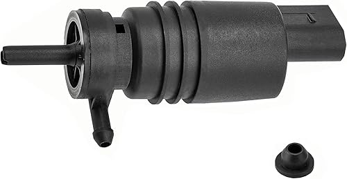Bomba de limpiaparabrisas delantero, bomba de limpiaparabrisas con ojal, compatible con Audi B-M-W Mercedes-Benz Chevy Chrysler Reemplazar OEM