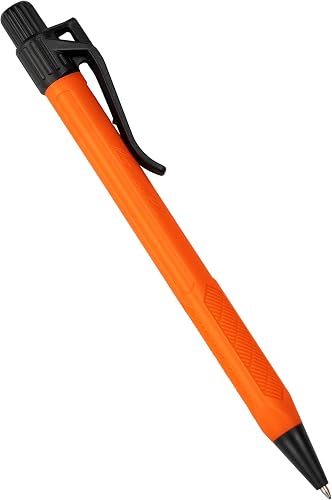 Rite in the Rain Stylo Clicker orange résistant aux intempéries – Encre noire (n