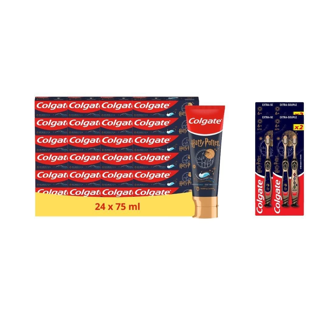 Colgate - Dentifrice Harry Potter - 24x75ml + 8 Brosses à dents
