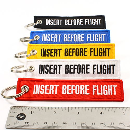 Rotary13B1 Insert Before Flight Key Chains - Multi Color - 5Pcs #TOP4