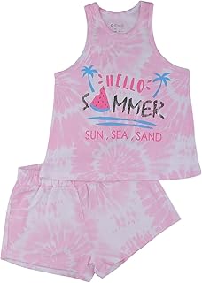 بيجامة نوم مطبوعة للبنات من الصياد