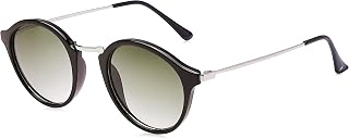 Fastrack Women's Round Sunglasses Black Frame Black Lens (54) Price In India