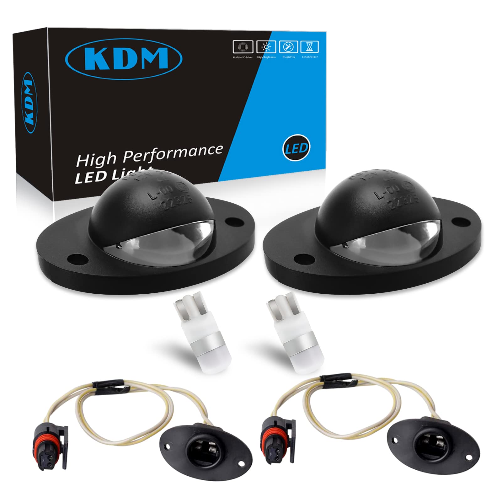 ライト・ランタン octagram base plate Amazon.com: KDM LED License Plate Light Connector Socket Pigtail