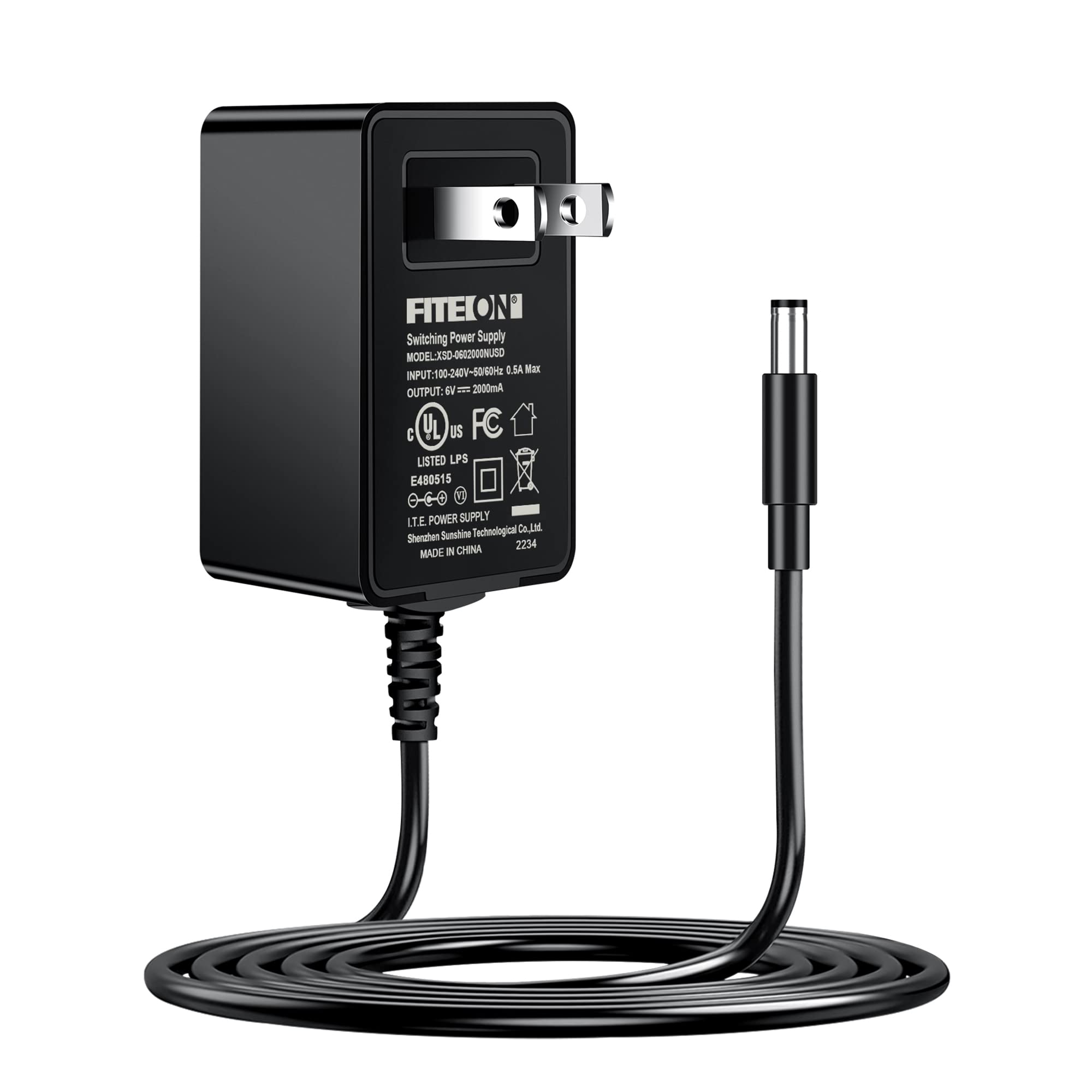 Amazon.com: FITE ON UL Listed 5.8V AC/DC Adapter Replacement