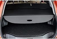 Vista 3 de IKON MOTORSPORTS, Cubierta de carga trasera retráctil compatible con Toyota RAV4 2006-2012, cubierta de seguridad organizadora de espacio para Gris