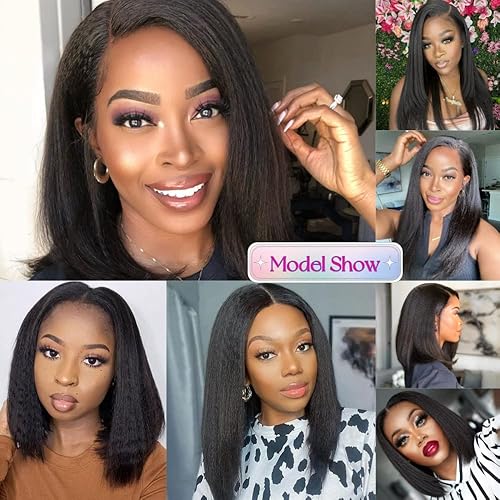 Miniatura 8 de FENJUN HAIR 1B3330 Ombre Balayage Highlight HD encaje frontal peluca de cabello humano con cabello de bebé Ombre rubio miel peluca ondulada 14