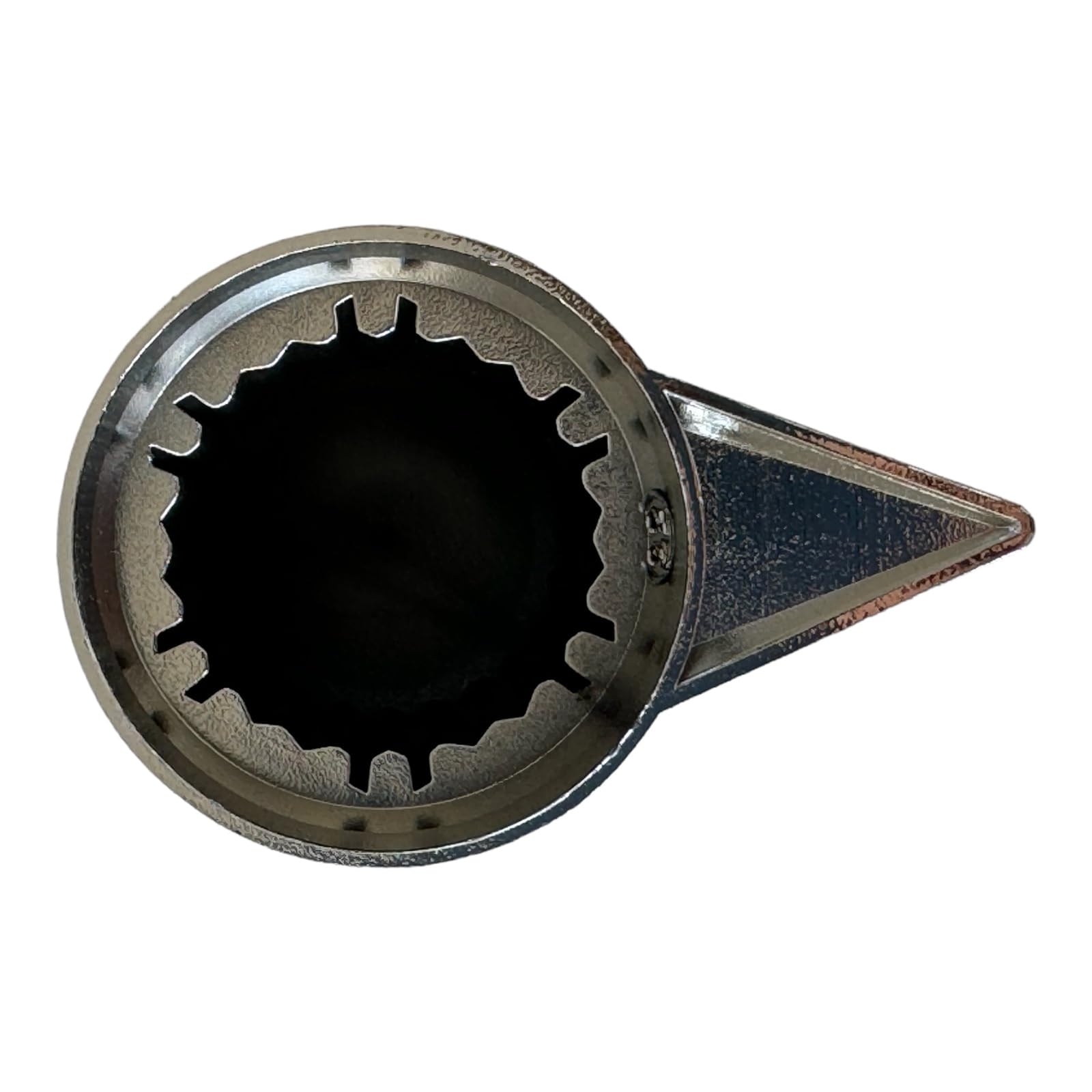 Tapones para tuercas de rueda con indicador de posición, diámetro de 32 mm, protección para tornillos de camiones (20, cromo, altura - 54,5 mm)