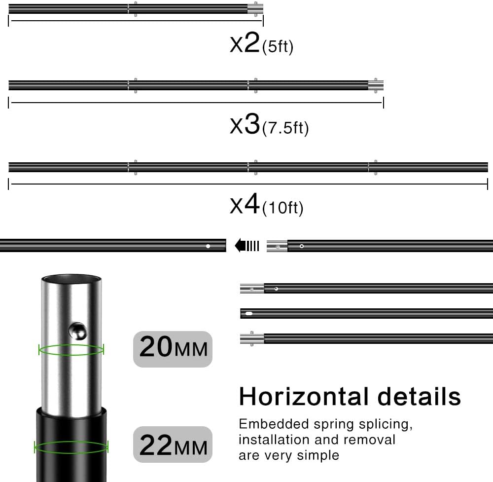 Flаѕh Dеаlѕ - 60% оƒƒ Photo Studio Kit 6.5 X 10 ft Backdrop Stand Background Support System with Cotton Chromakey Screen Muslin Backdrop (White, Black, Green) for Portrait Product Video Shooting
