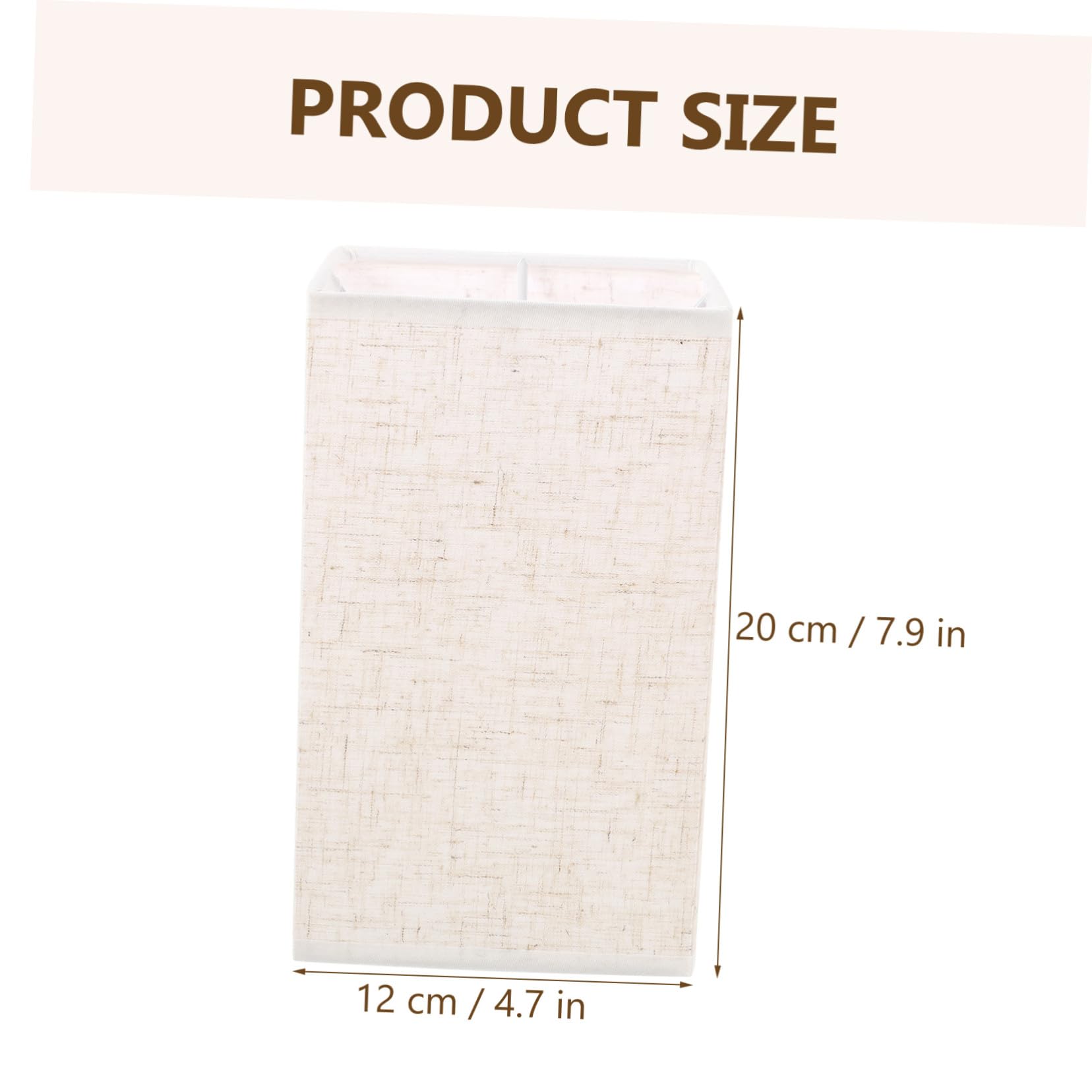DOITOOL Pantalla de Lámpara de Pared Cilíndrica de Tela Resistente para Lámparas de Mesa Pie en Dormitorios y Oficinas