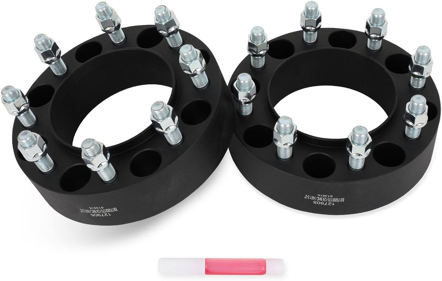 SCITOO 2Pcs Wheel Spacers 2 inch 8x170 Bore 124.9mm Studs 14x1.5 8 Lug Wheel Spacers Adapters Fit for for Ford Excursion for F-250 for F-250 Super Duty for F-350 for F-350 Super Duty