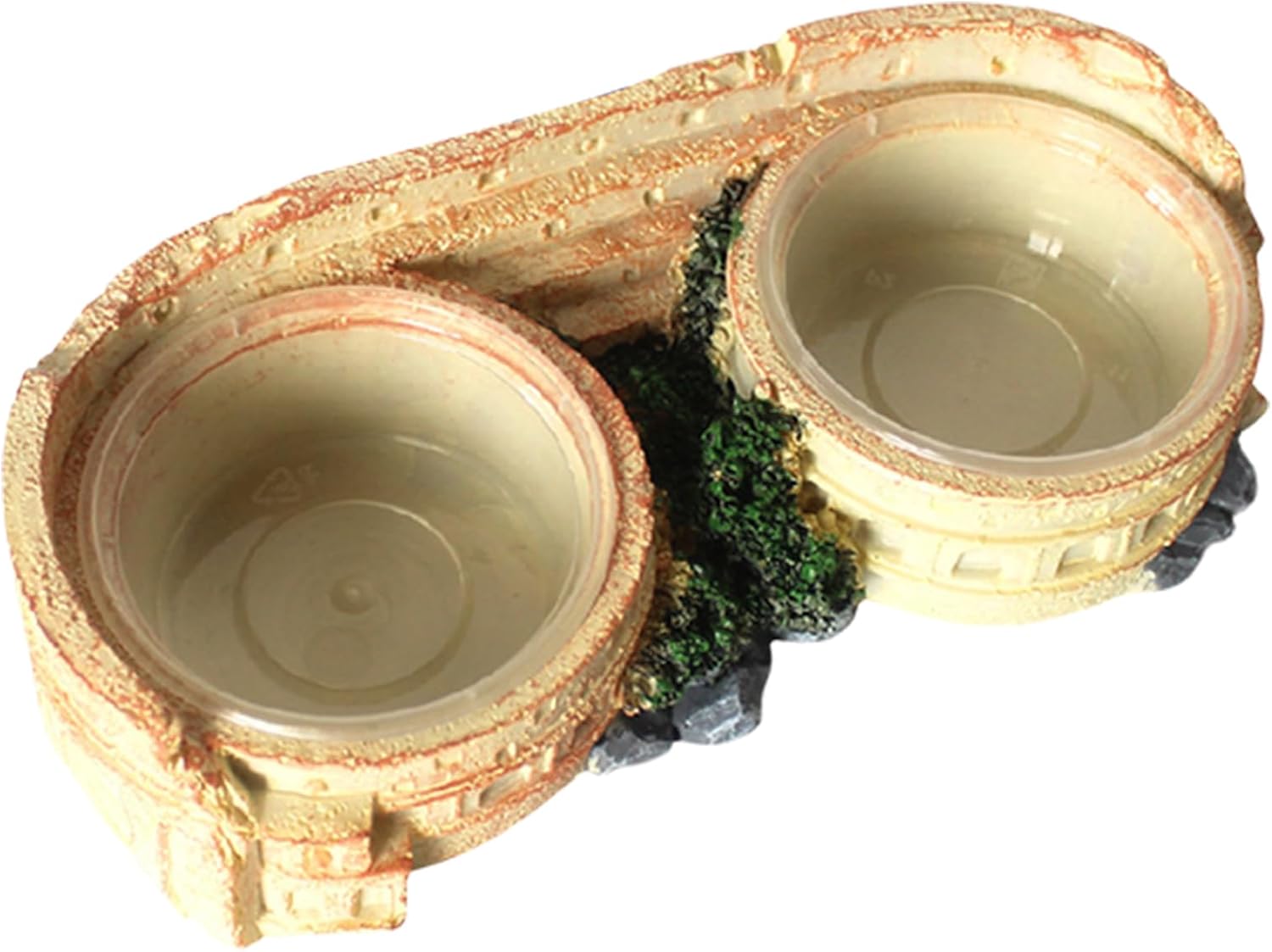 Für Reptilienfutter, Futterschale mit Harz, zur Fütterung und Dekoration für Aquarien für Reptilien, Hamster und andere kleine Tiere Für Reptilienfutter, Futterschale mit Harz, zur Fütterung und Dekoration für Aquarien für Reptilien, Hamster und andere kleine Tiere