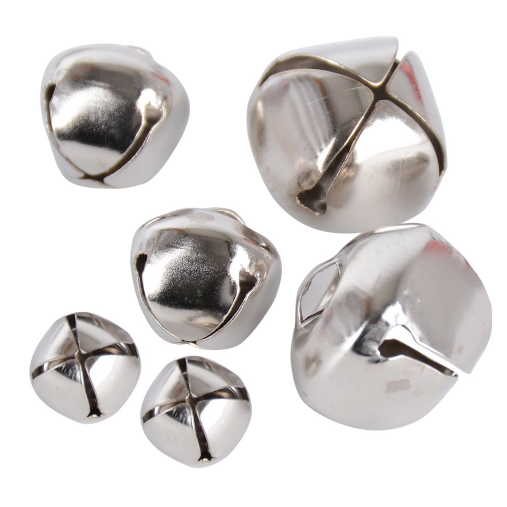 200 Stück Vintage Glöckchen Bronze - 8mm & 14mm Für Basteln & Weihnachtsdekoration