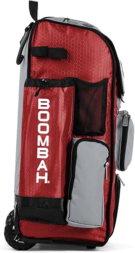 Miniatura 8 de Boombah Rolling Superpack - Bolsa para equipo de béisbolsóftbol - 23-12" x 13-12" x 9-12" - Varios colores - Mango telescópico y capacidad para 4