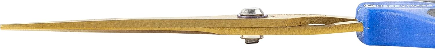 Happy Hydro - Trimming Scissors - 60mm Straight Tip Blades - Titanium Coating - 2 Pack