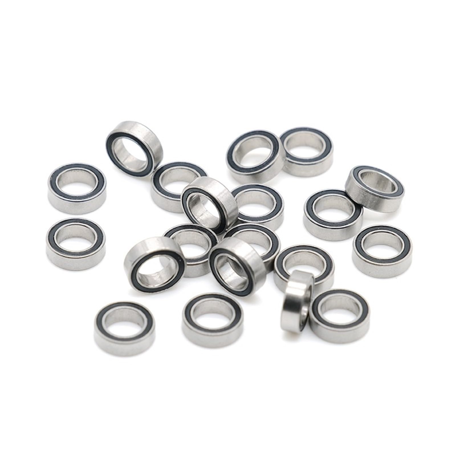 Rodamiento de bolas miniatura de acero inoxidable SMR85 2RS (5 x 8 x 2,5 mm, 10 unidades)