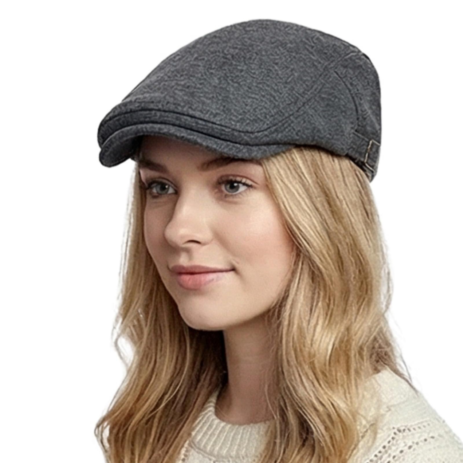 Regulowana czapka z daszkiem, męska, bawełniana czapka z daszkiem, beret Gatsby Newsboy Cap