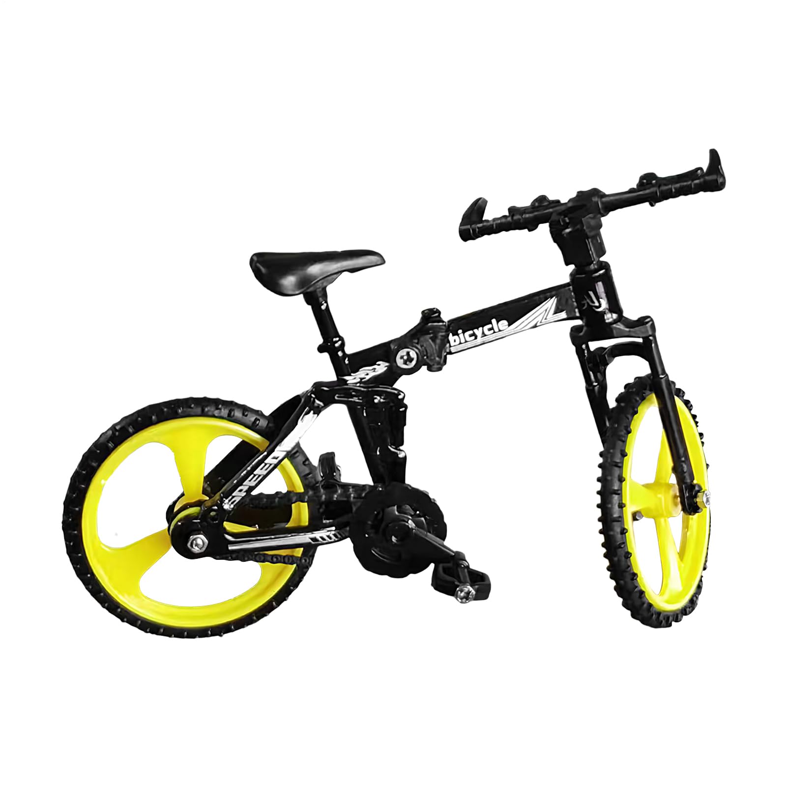 Générique Mini Jouet De Cyclisme – Anti-Stress Finger Cycling | Modèle De Vélo De Montagne Miniature De Vélo Miniature, Mini Véllo De Course Rétro en Métal Moulé sous Pression