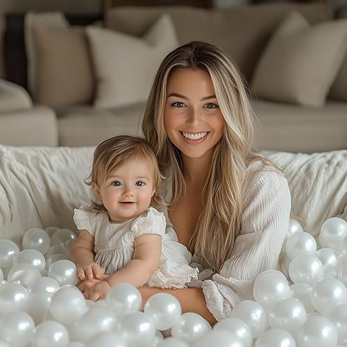 Miniatura 5 de TRENDPLAY Pelotas de Plástico para Pozos de Pelotas de 2.2 Pulgadas, Paquete de 50 100 200 500 Pelotas Huecas, Perfectas para Piscinas de Bebés