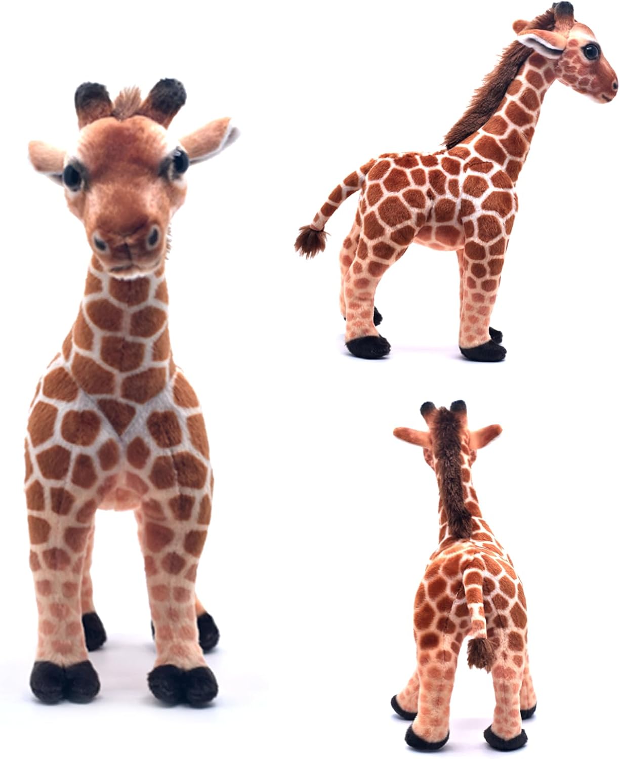 HWD 14'' Lifelike Stuffed Giraffe Doll, Soft Stuffed Animals Plushies Toys image 3