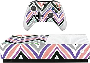 Capa MightySkins para Microsoft Xbox One S All-Digital Edition - Chevron colorido | Capa protetora de vinil durável e exclusiva | Fácil de aplicar, remover e mudar estilos | Feito nos EUA