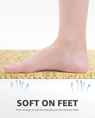 Miniatura 3 de OTHWAY Tapete de ducha antideslizante sin ventosas, de secado rápido, antideslizante para ducha, baño, tapete de ducha de PVC para áreas húmedas