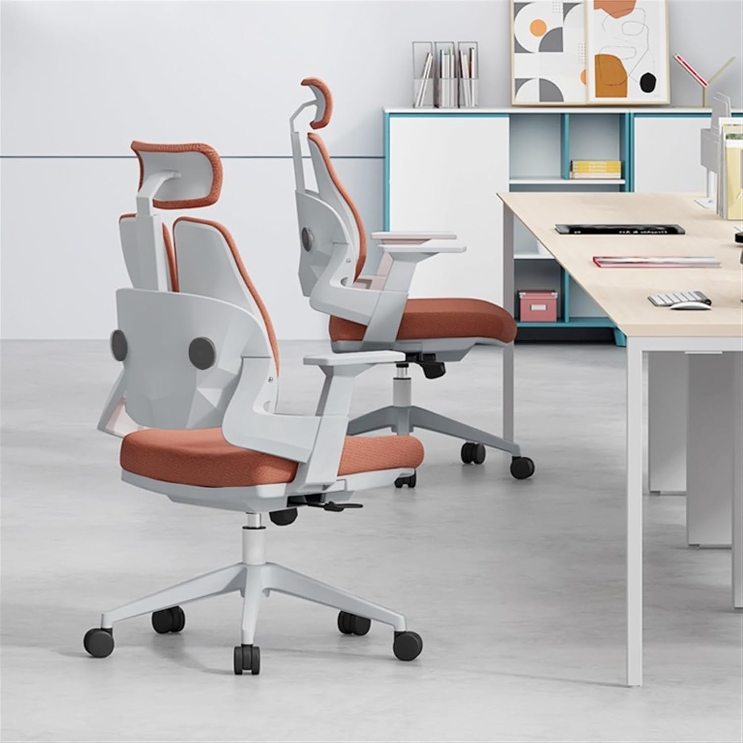 椅子 Atmszok 9to5 Seating Vault Mesh Mid-Back 300 LB Office Chair