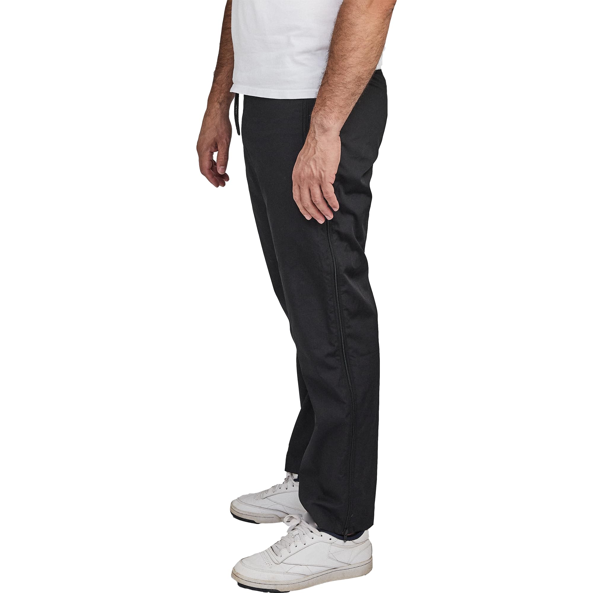 Dobsom Saltö - Pantaloni adattivi per uomo e donna, con cerniere lunghe staccabili, design completamente aperto, ideali post-operatorio, rimovibili, strappo, pantaloni medici per riabilitazione