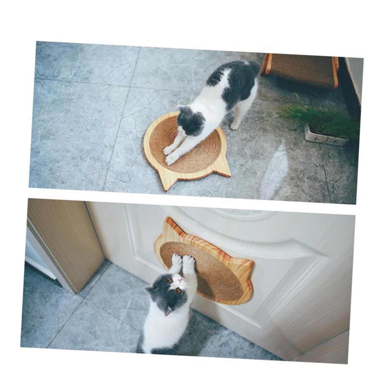 Vertikales Katzenkratzbrett Sisalbrett Kratzspielzeug für Katzen Robustes Material Katzenzubehör