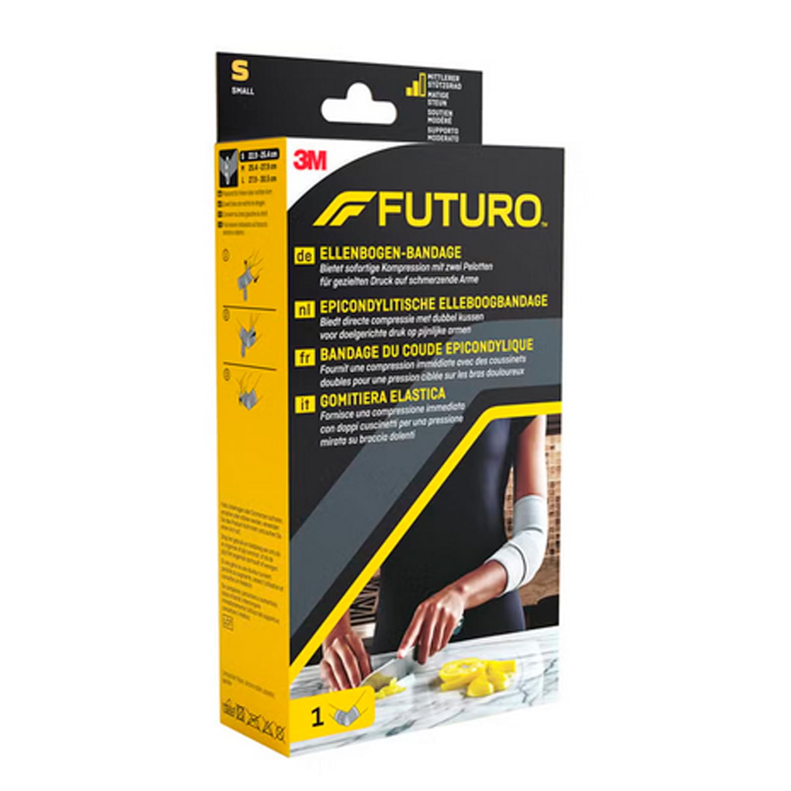 FUTURO Coudière anti-épicondylite Coloris Chair -Ambidextre (Taille S)