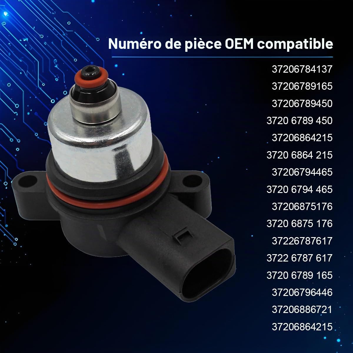 37206875176 37206784137 Solénoïde d'air F01 Pompe à compresseur de suspension d'air 37206789450 compatible avec BMW 5 F02 F04 F07 F11N Kit de réparation de compresseur de pompe à air
