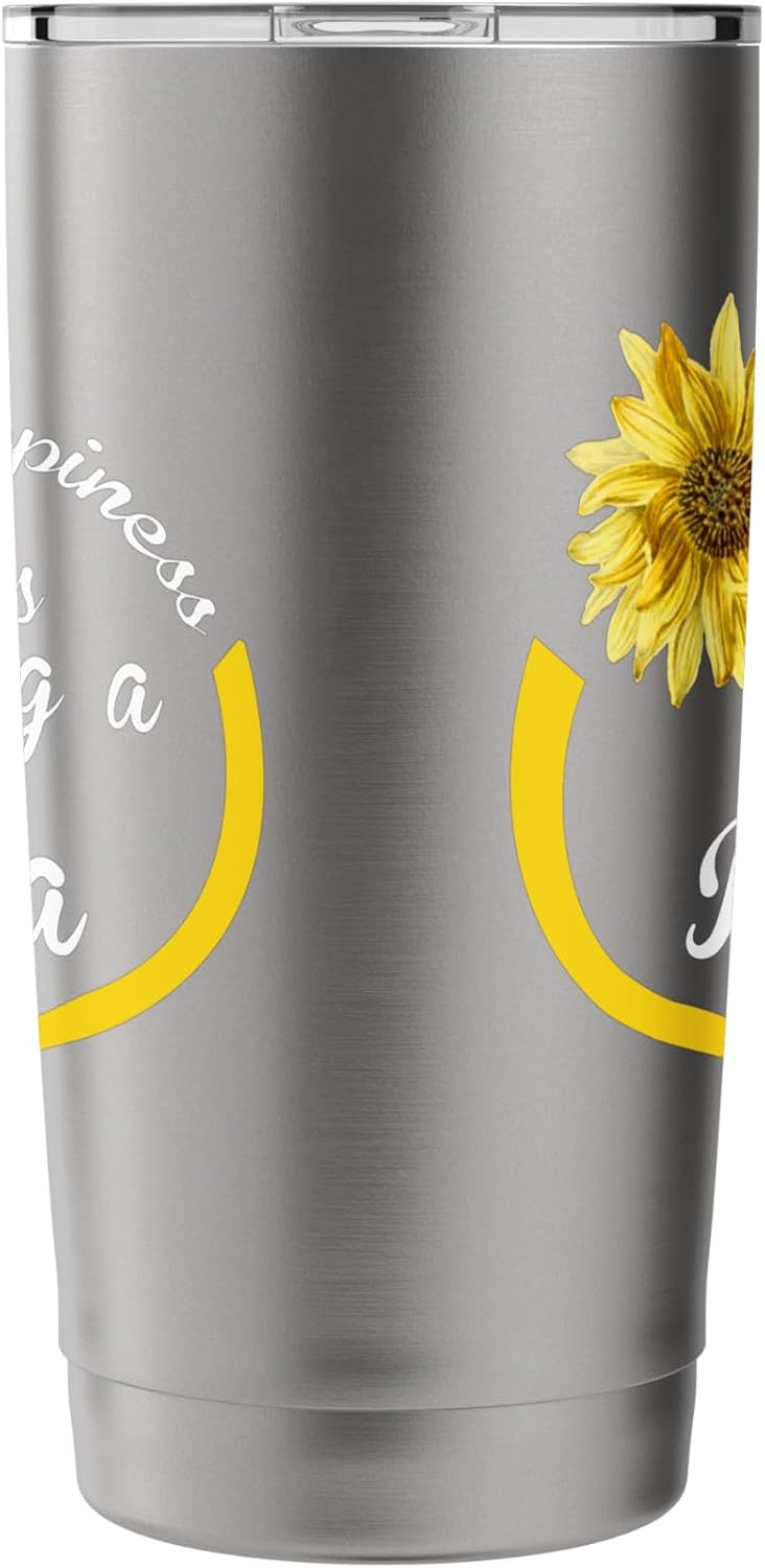 Nama Gift: Happiness Is Being A Nama Stainless Steel Insulated Tumbler image 4