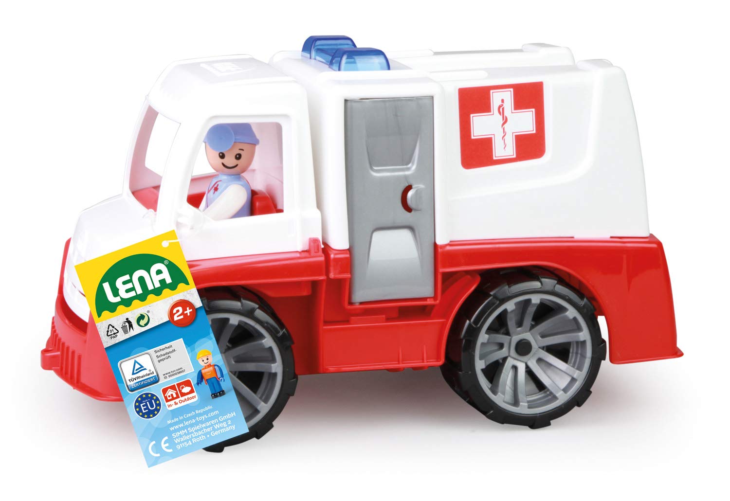 Lena Ambulance TRUXX Avec Figurine Et Civière - Véhicule Jouet Robuste Dès 24 Mois