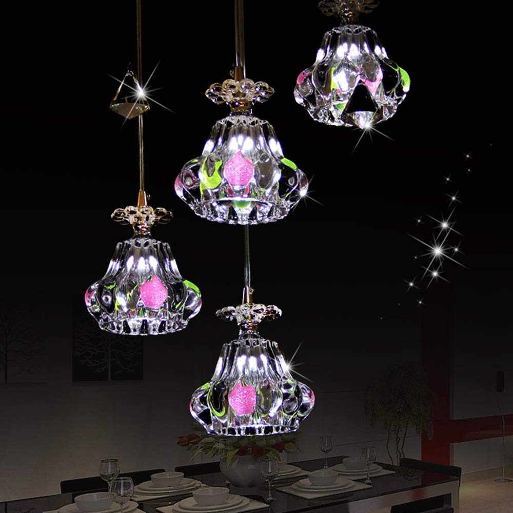 Crystal chandelier LED de haute qualité avec disque de finition moderne
