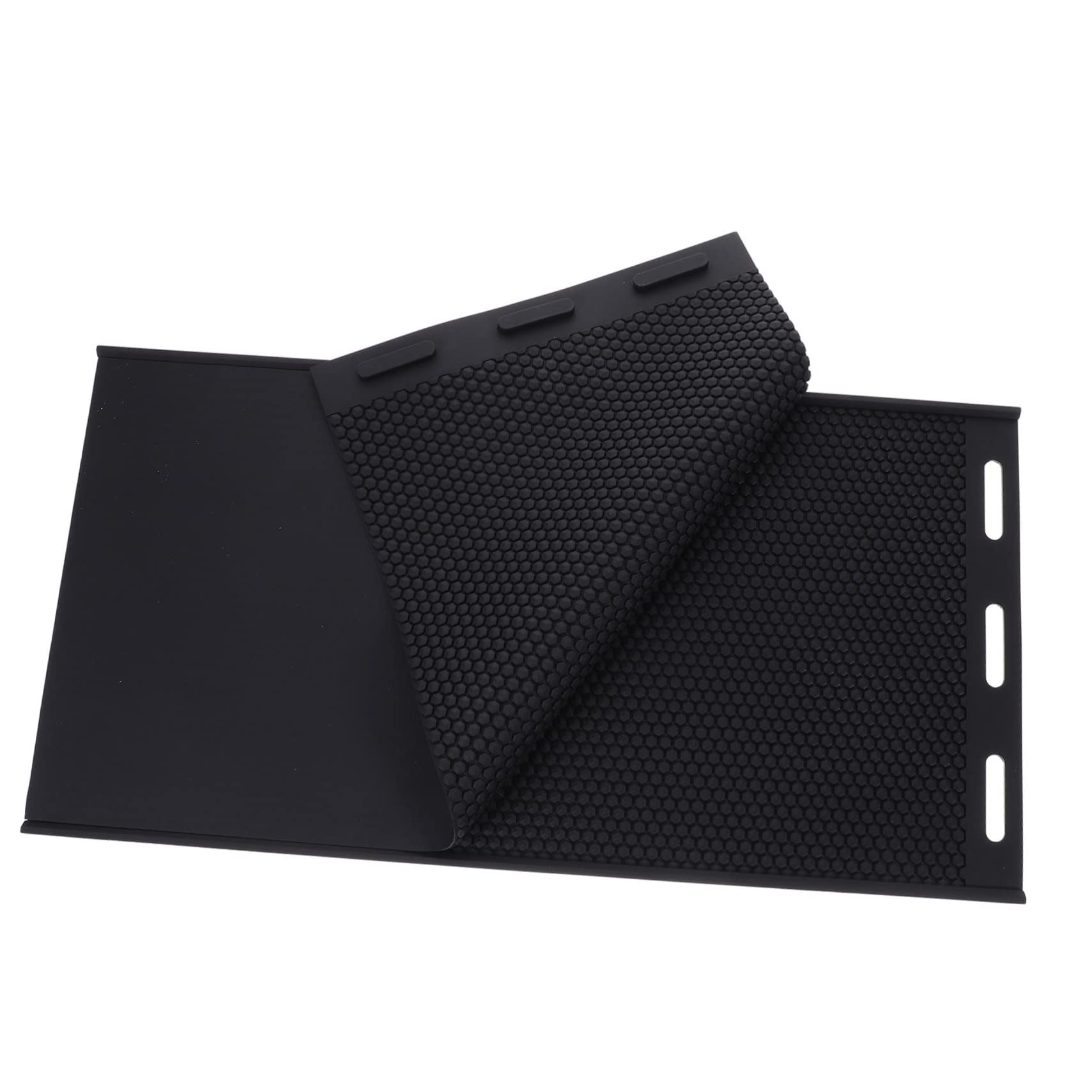 Foglio di Silicone Nero per Cera D'api, Stampo a Nido D'ape | DIY Manuale per Principianti e Professionisti, Pratico e Facile da Riporre, Accessorio per Uso Creativo