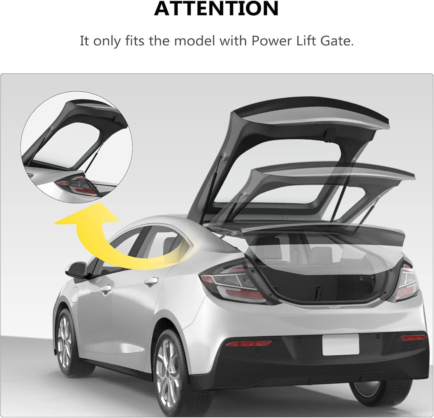 A-Premium Rear Tailgate Driver Side Power Liftgate Actuator Compatible with Cadillac SRX 2010-2016 Saab 9-4X 2011 Replacement for 20928645 23429744